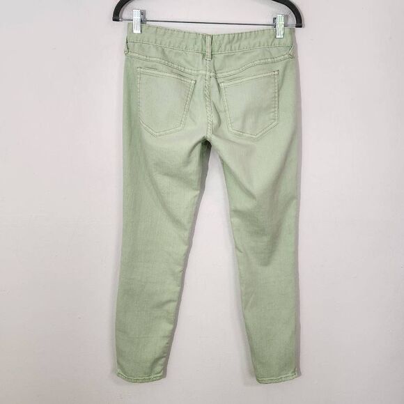 Free People Green Skinny Jeans Size 27 Free People Green Ankle Zip Skinny Denim - Picture 4 of 10